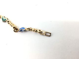 pulsera oro 18k con piedra