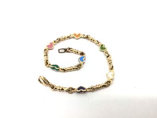 pulsera oro 18k con piedra