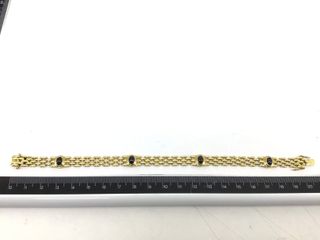 pulsera oro 18k con piedra