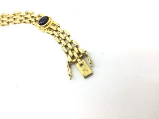 pulsera oro 18k con piedra