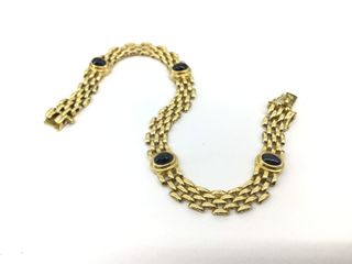 pulsera oro 18k con piedra