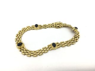 pulsera oro 18k con piedra