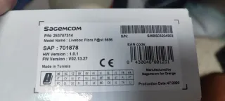 Lote 3 Routers Fibra Orange Livebox