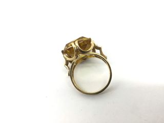 anillo oro 18k con piedra