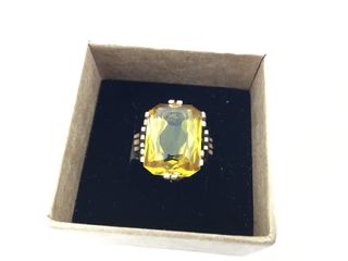anillo oro 18k con piedra