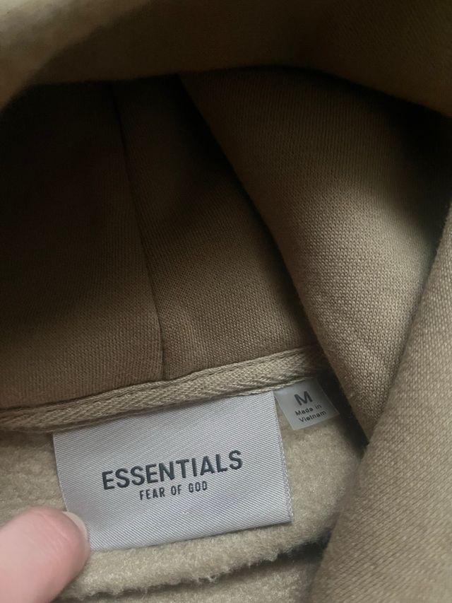 Sudadera Essentials Beige