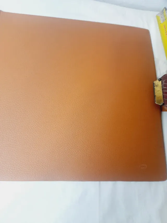 Capa em pele para discos vinil