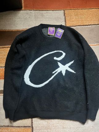 Jersey Corteiz Negro con Logo Estrella