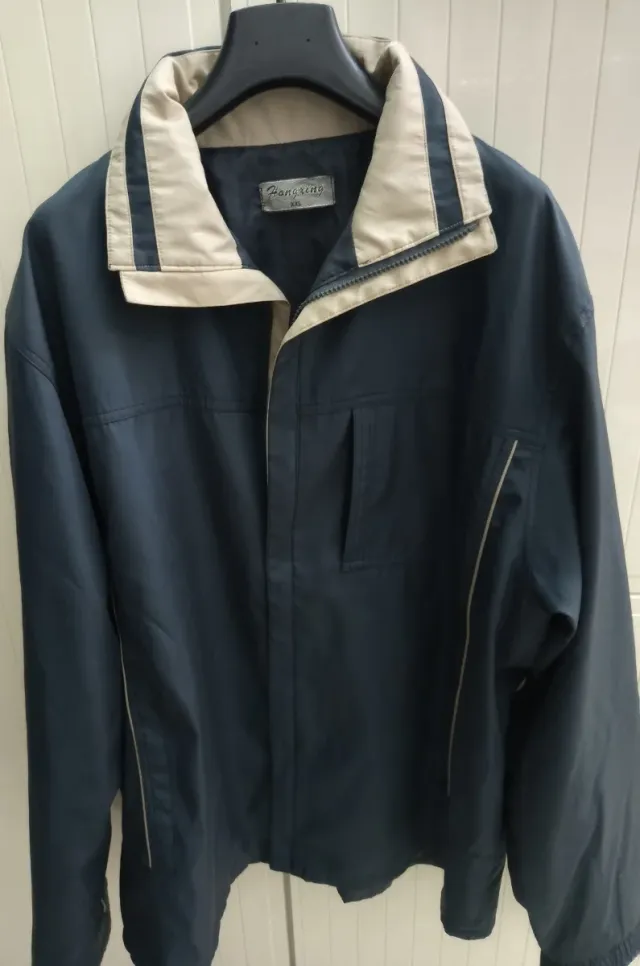 Giubbino Uomo Blu Beige XXL