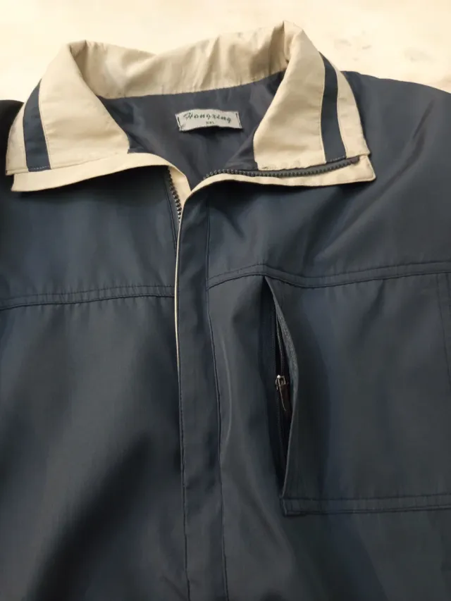 Giubbino Uomo Blu Beige XXL