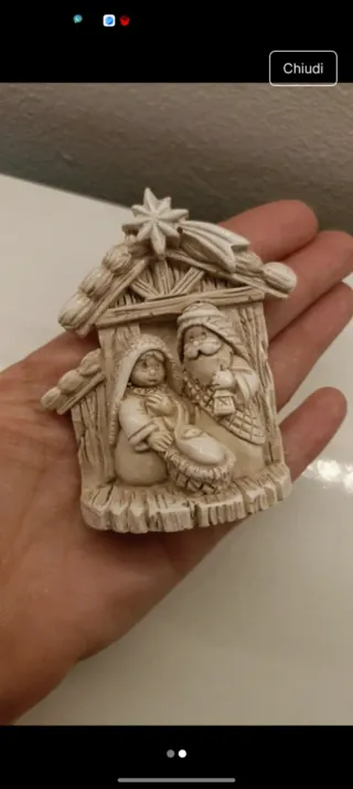 Piccolo presepe in polvere di ceramica