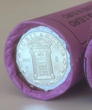 Moneda 2 Euro Italia 2025 Jubileo