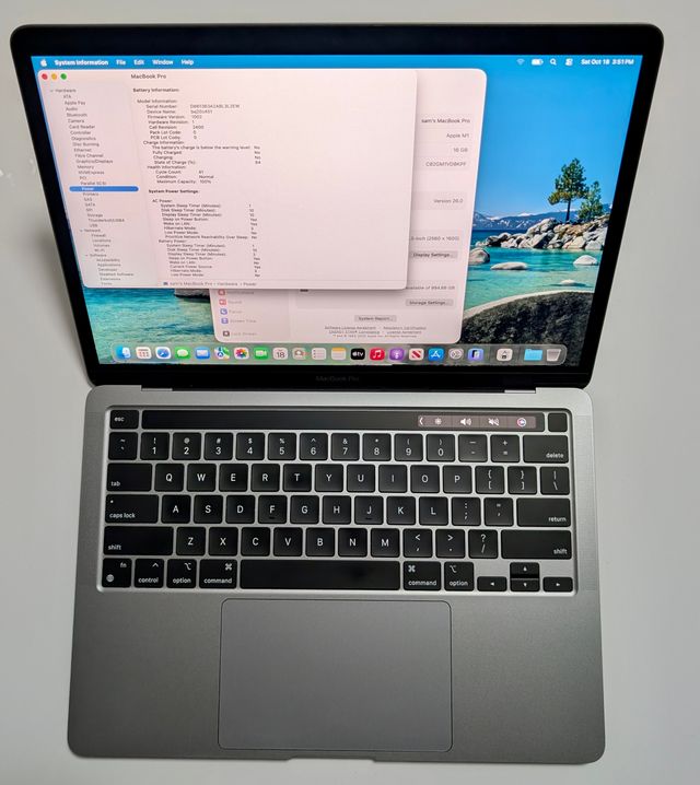 Apple Macbook Pro 13" M1 1TB 16GB Sùper Precio Top