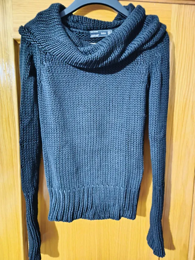 Jersey Zara Negro Talla S
