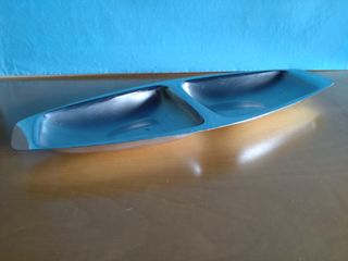 Vassoio vintage Alfra Alessi in acciaio inox