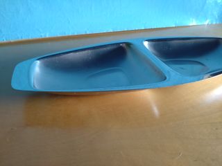 Vassoio vintage Alfra Alessi in acciaio inox