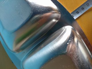 Vassoio vintage Alfra Alessi in acciaio inox