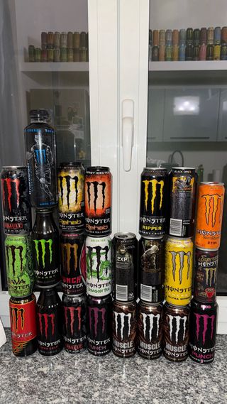 Lattine / latas Monster vuote