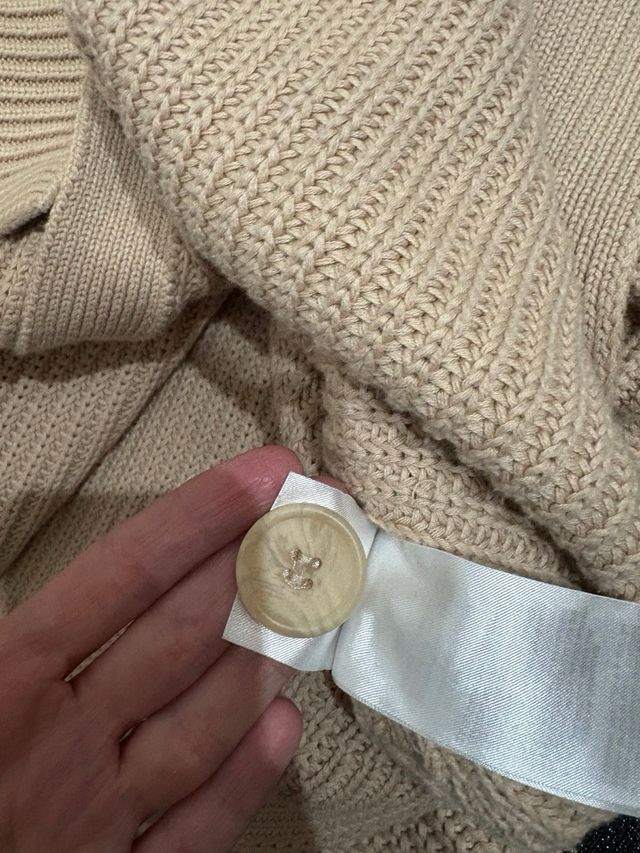 Cárdigan Marie Lund Beige Talla S
