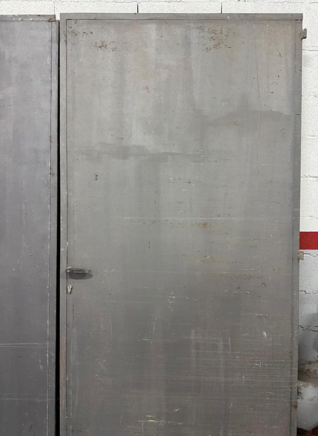 Puerta doble metálica