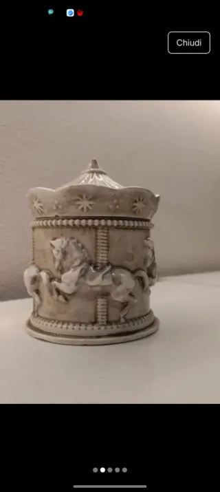 Vasetto portagioie/candela di soia