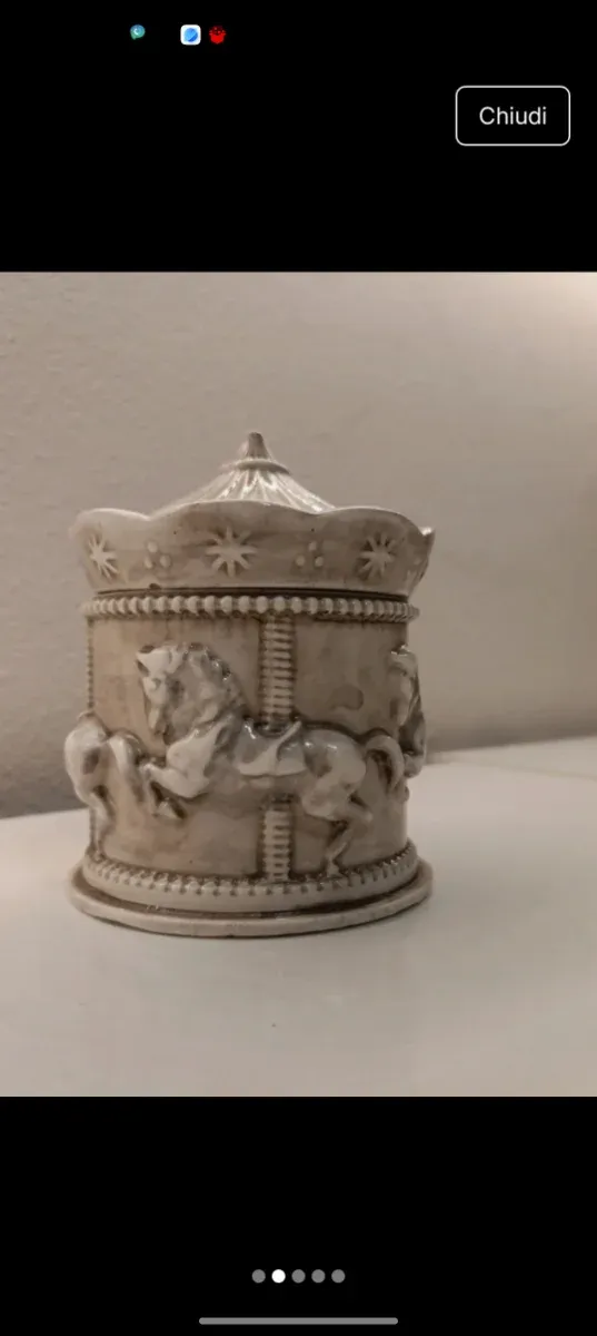 Vasetto portagioie/candela di soia