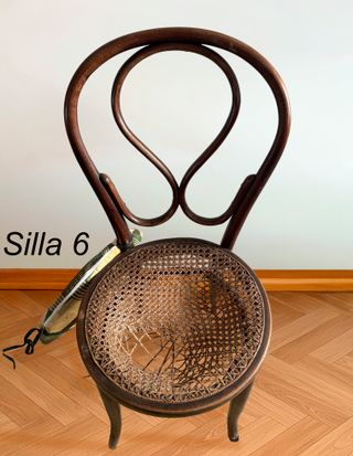 Juego 6 sillas Josias Eissler (Viena) originales