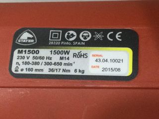 batidora de obra stayer m1500