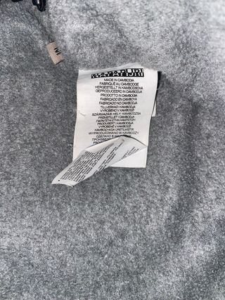 Giacca Napapijri blu con cappuccio