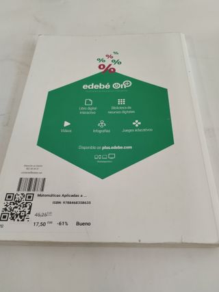 Matemáticas Aplicadas a las CC.SS. 1Bach - 9788468358635
