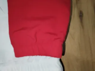 Giacca antivento Champion bianca, rossa e nera