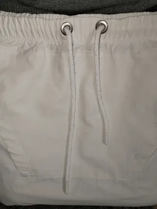 Giacca antivento Champion bianca, rossa e nera