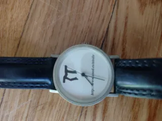Reloj de pulsera correa negra