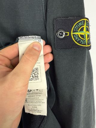 Black Stone Island sweatshirt