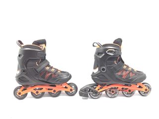 patines oxelo roller fit 5 man acid orange