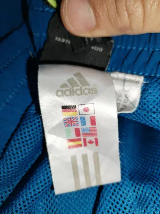 Tuta Adidas blu acrilico oversized