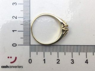 anillo oro 18k con piedra con circonita t. 25 (20,7 mm)