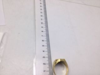 sello oro 18k con piedra con circonita