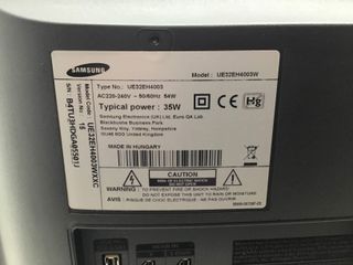 televisor led 32” samsung ue32eh4003w