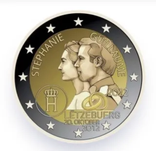 LUXEMBURGO  2022 MONEDA DE 2€ CONMEMORATIVA S/C