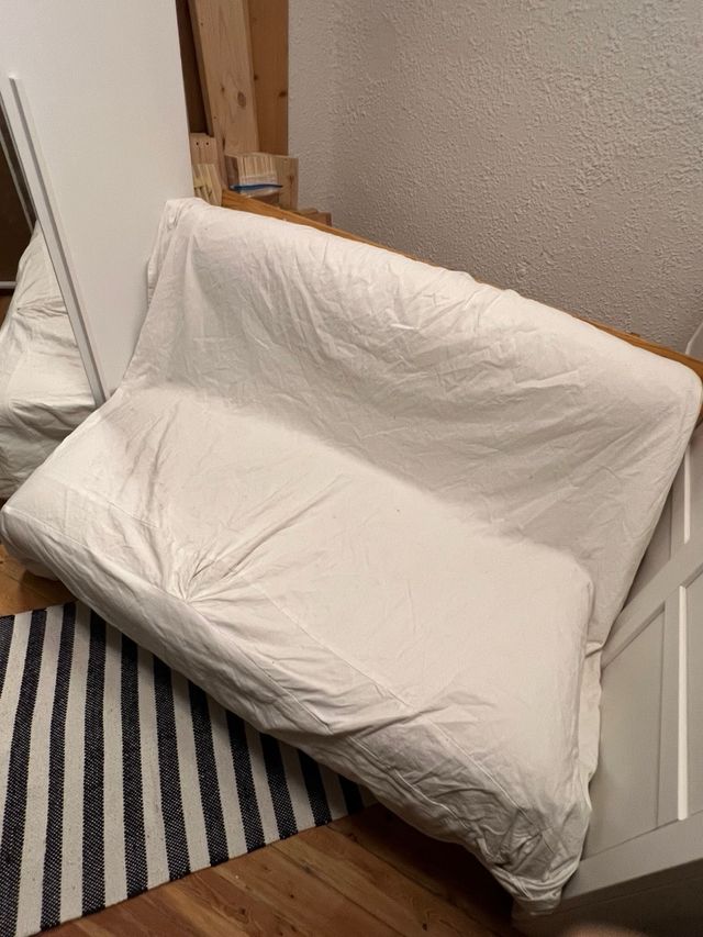Sofá Cama Futón IKEA Madera Blanco