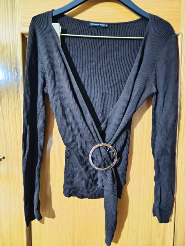 Jersey Purificación García Marrón chocolate