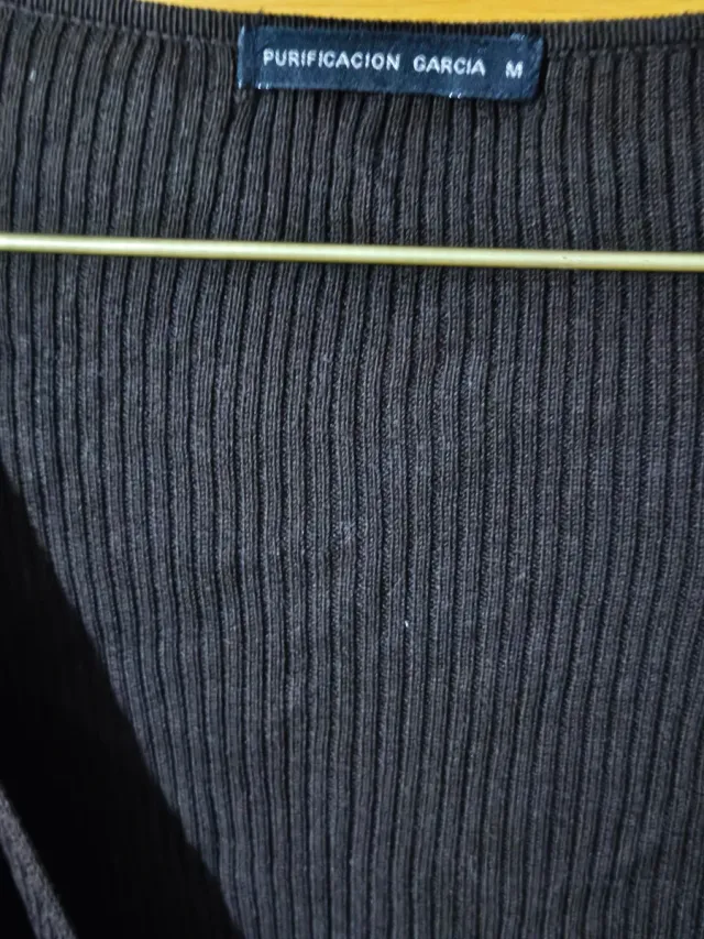 Jersey Purificación García Marrón chocolate