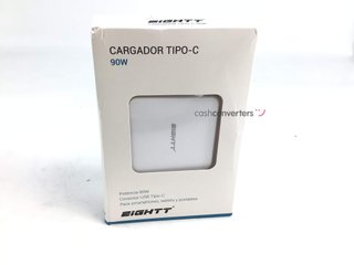 cargador portatil eightt ec90-c cargador universal type-c 5-20v 4.5a max 90w