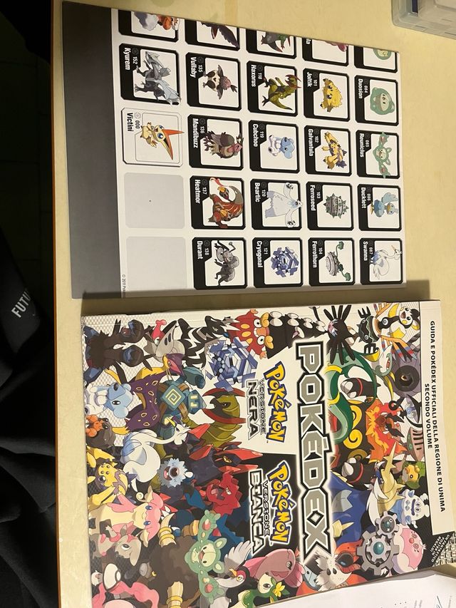 Pokedex Pokémon Versione Bianca e Nera con Poster
