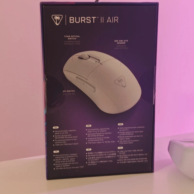 Turtle Beach Burst 2 Air – Mouse Gaming Ultralight