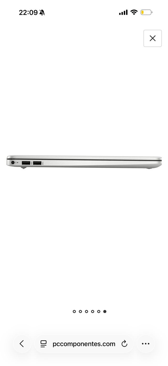 Ordenador Portátil HP Plata