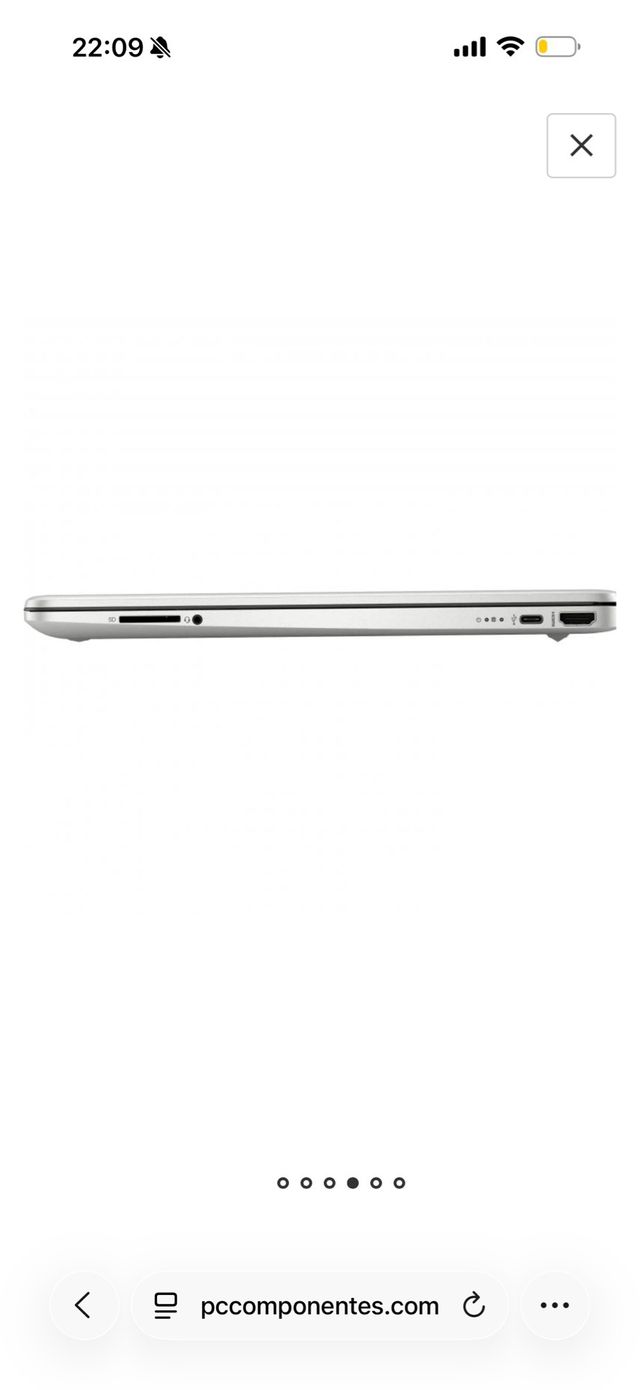 Ordenador Portátil HP Plata