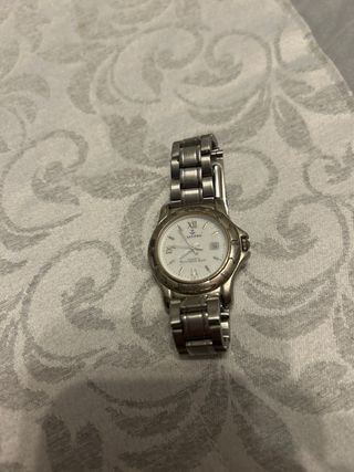 Reloj Calypso esfera blanca y correa plateada