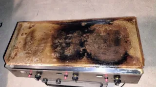 Plancha de gas 3 fuegos